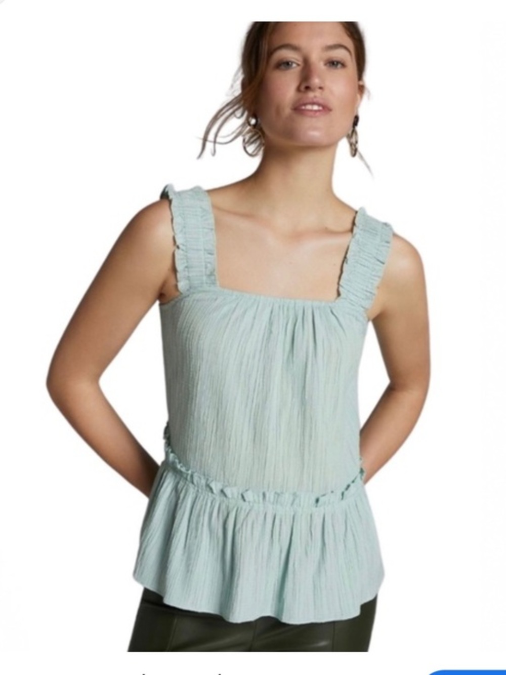 Anthropologie • Current Air Seafoam Green Tank Size S